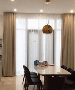 Rèm Vải 2 lớp Hiện Đại Thi Công Tại Hoàn Kiếm